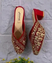 Heel red bell wedding