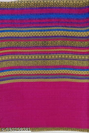 Daily Wear Georgette Saree with Unstitched Blouse Piece