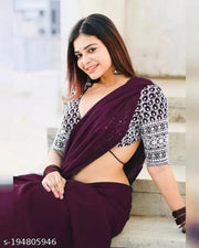 PURPLE-ZOMATO-CHIFALI BLOUSE