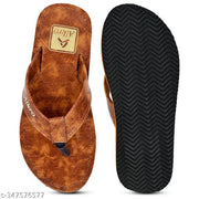 Simar Traders Trendy/Casual  Alkro Comfort Indoor/Outdoor Daily Use Rubber Slipper For Men In Brown