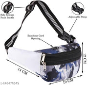 Znw-Enterprise-Waist-Bag-For-Men & Women-Polyester-Zipper Closure-Adjustable Straps-Stylish waist bag