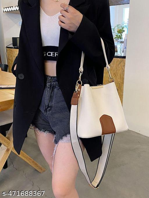 The Perfect Companion: A PU Leather Women's Handbag with Two Handles and One Spacious Compartment for Office, Travel, Party, and Casual Use