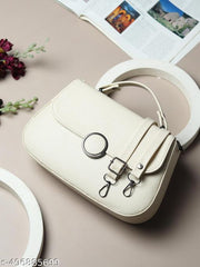 Off White Sling bag for women and girls cross body bags