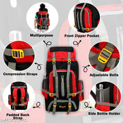Bayo 80 Liter 26×14 Inches Water Resistance Travel Backpack Duffel Bag Luggage Bag for Outdoor Sport mountaineering Camping & Hiking Rucksack Bag trekking bag for men & women