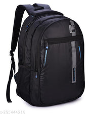 Bagoryx black 30L laptop casual school college office unisex trekking hiking camping backpack