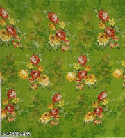 Daily Wear Bollywood Style Floral Printed Saree For Women with Unstitch Blouse Piece