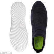 Fancy  Blue Synthetic Sports Shoes For Men