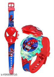 M I K Silicone 3D Kids Musical Cartoon Back Ground Disco Light Digital Kids Watch for Boys