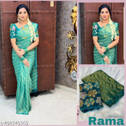 designer fancy brasso saree