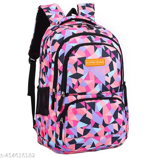 Hyper Adam School Bags for Girls College Backpack Coaching Bag School Backpack Tuition Bag Waterproof School Bag (Multicolor, 35 L)