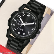 Kacho Round Black Tikal Pu Men Watch