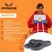 Bersache  FLIP-FLOP  for Men's & Boy's-6066-Black