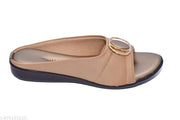 New Shamama women flat sandal and  girl fashionable stylish flip flops golden