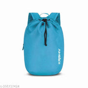 Krishiv Mountains 15 Litre Casual / School / College / Student Water Resistant Travel Backpack (Sea Blue)