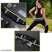 Running Belt Waist Pack for Men & Women | Waterproof Sports Waist Bag with Dual Zipper Pockets, Reflective Strips & Adjustable Strap for Running, Jogging, Cycling, Gym & Travel
