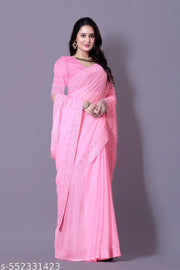 Diamond work Traditional Fancy Saree