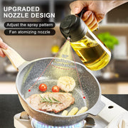 Misamo Enterprise 2-in-1 Oil Sprayer & Dispenser for Kitchen, 500ml, Black