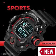 Royal look Digital Watch Shockproof Multi-Functional Automatic Black Color Strap Waterproof Digital Sports Watch for Men's Kids Watch for Boys Watch for Men Pack of 1 Watch Water Resistance Digital Watch