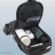 Waterproof Polyester Slim Unisex Crossbody Sling Bag Chest Backpack Men's Shoulder Bag, Leisure Travel Handbag, Hard Shell Anti-Theft Chest Bag(Multicolor)