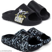 Sliders for Men |Lightweight & Stylish Flipflop Sandal for Men slippers,slides,water proof, for Men stylish | Perfect Filp-Flops for daily wear walking Slippers Combo Pack
