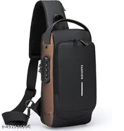 Anti Theft Backpack for Women, Sling Bag For Men Cross Body Backpack For Men Women, Anti-Theft Chest Bag With USB Charging Port, Waterproof Small Backpack for Outdoor Work Hiking  ( Pack of 1 )