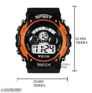 Trending Famous Stylish Boys Sports Watch + Womens/Girls Analog Watch Butterfly Pattern