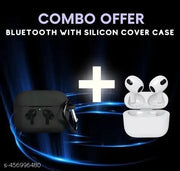 Airpod Pro with Case True Wireless Bluetooth Earphones with 3 Hours of Playtime & Compatible for all Smartphones (White)