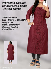 Aagyeyi Women Plus Size Kurtis