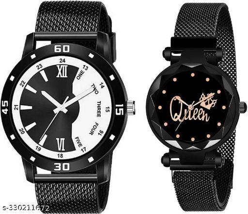 Couple Stylish Combo of Watches for Couple