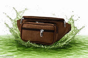 Latest Men Women Leather Waist Pack Travel Bags For Moneyy| Belt| Cards |Mobile| Documents| Kit| Books and Bills Dairy Pouch Cross Side Bag For Men Women .With Belt Stylish Small Luggage Accessories Bag I Waist Bags I Fanny pack.