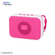 DPM Wireless Speaker with Mic, Loud Sound Output, RGB Lights, FM Radio Support