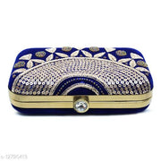 Zari Embroidery Women's Clutch for Wedding and parties