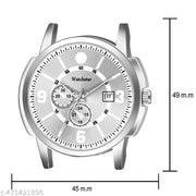 Silver Stainless Chain Silver Dial Date Funvtion Men’s & Boy’s Analog Watch