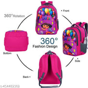 Myron 35L Dora printed backpack 1st/2nd/3rd/4th & 5th Class Light Weight Beautiful for Boys & Girls Waterproof School Bag