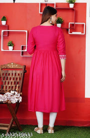 New Gaither Anarkali Embroidery kurtis