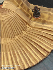 BANARASI ALL OVER TISSUE SILK FANCY PARTY WEDDING WEAR SAREE