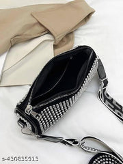 Women's Stylish Crossbody Sling Bag with Combo Coin Pouch Detachable Belt Perfect for Parties Weddings and Events