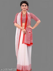 Beautiful !! Women Daily Wear Georgette Saree (red)  saree new colletion  saree new colletion cotton  saree new colletion party wear  saree new colletion 2023  saree new colletion net  saree new colletion black  saree new colletion silk