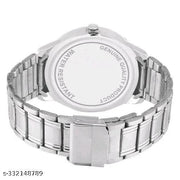 Analog watch stainless steel trendy kids stylish men watch