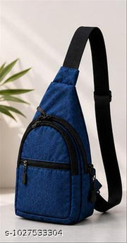 Premium Blue Crossbody Sling Bag for Men & Women