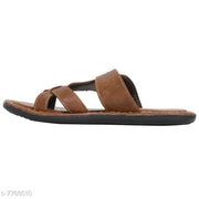 Trendy Men's Brown Flipflops