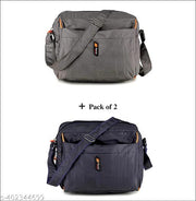 Unisex Crossbody Polyester Messenger One-Side Sling Bag for Men and Women – Lightweight, Durable Shoulder Bag for Travel, Office, Casual & Daily Use (Pack of 1)