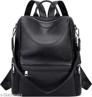 WomenBuzz Women Leather Convertible Shoulder Bag Ladies Anti theft Satchel Sling Travel(Backpack,bag,backpack for women women bag fashion,stylish)