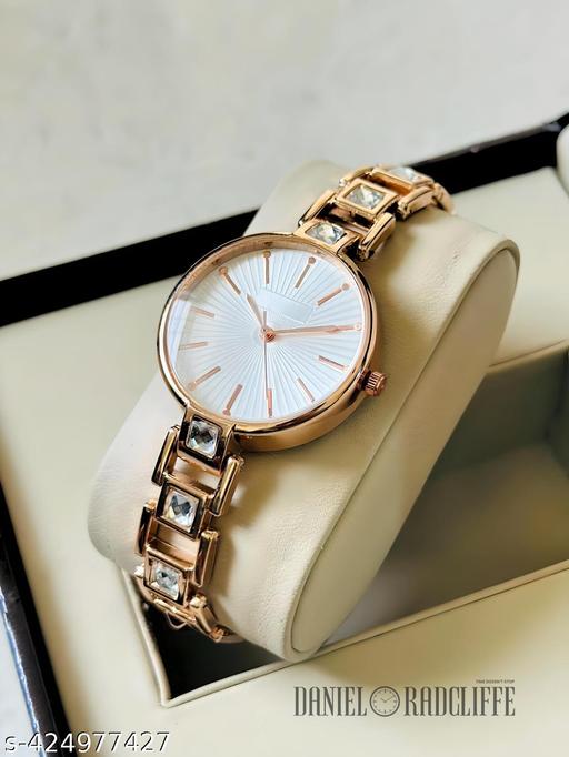 "Luxury Watches for Women Or Girls, Stainless Steel Casing with Elegant Style & Quality, Comfortable Strap and Much More in This Wrist Watch