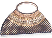 Trendy Women's Combo Multicolor Velvet Clutch
