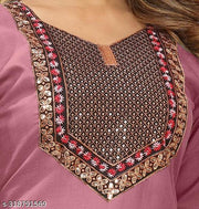 stylelist kurti with embroidered work