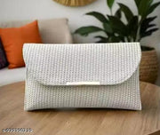 Bridal Clutch for Women | Elegant Shimmer Evening Bag with Detachable Chain Strap | Wedding, Party, Reception & Festive Occasion Hand Purse