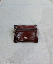 Batwa Women's Genuine Leather Small Hand Purse, Hand Coin Purse for Ladies Size (L5x3.50 H) Bombay Sheep Leather,Dark Brown