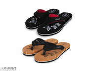 Women’s Soft EVA Slipper Combo (Pack of 2) | Doctor Recommended Orthopedic Dailywear Chappal for Ladies & Girls