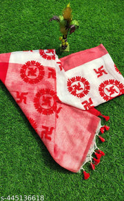 Handloom swastik saree